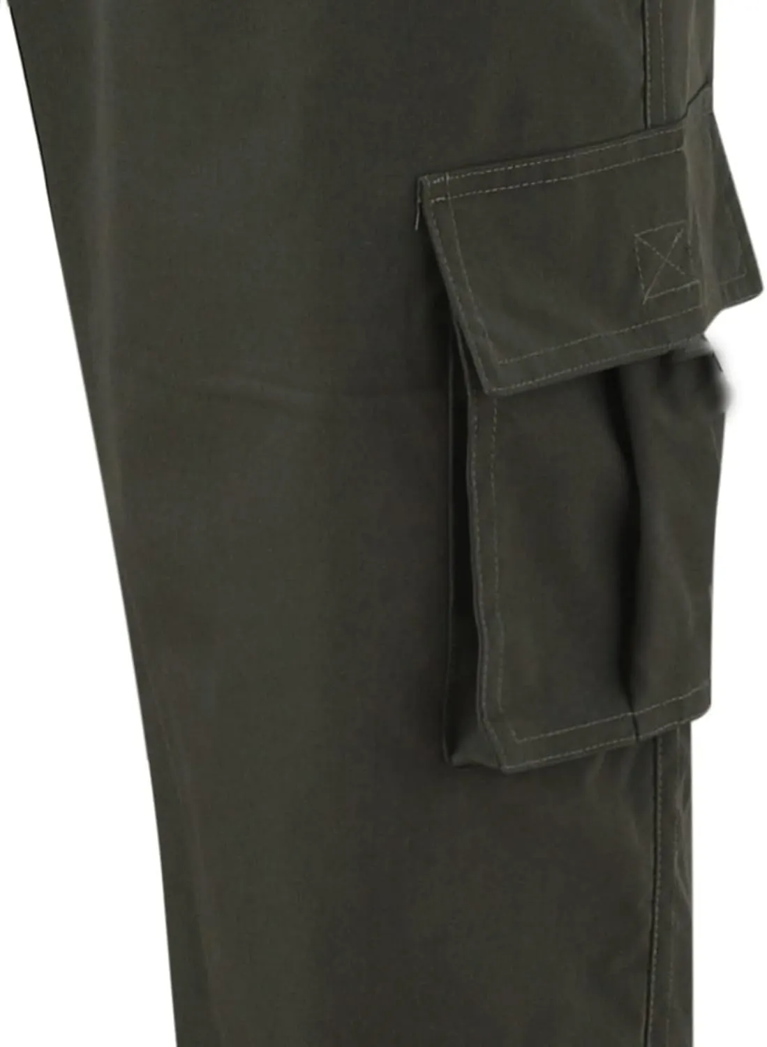 2024 Men's Baggy Cargo Pants Loose Sport Hiking Pants Stylish Casual Work Jogger Sweatpants Outdoor Trousers Pockets