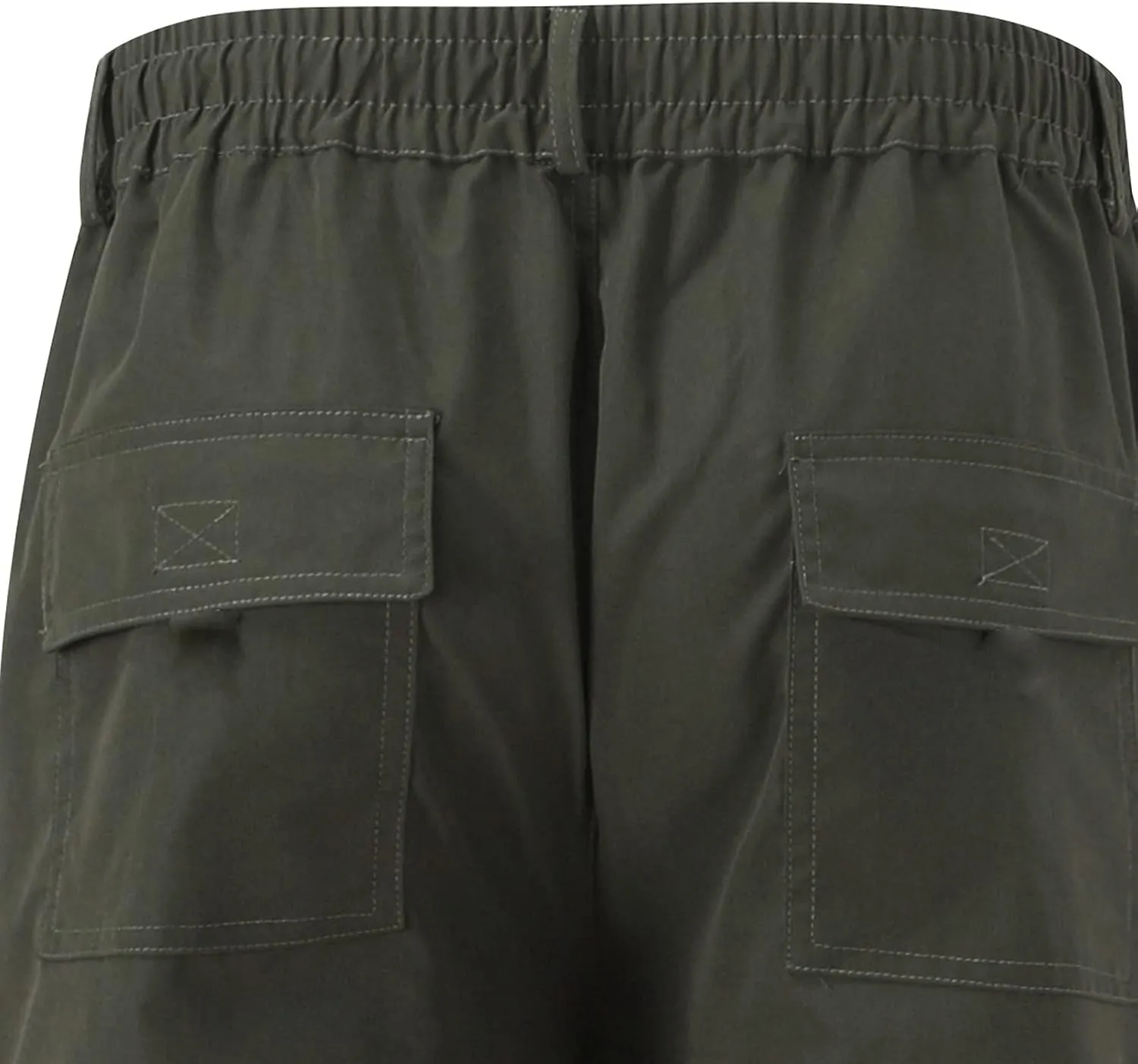 2024 Men's Baggy Cargo Pants Loose Sport Hiking Pants Stylish Casual Work Jogger Sweatpants Outdoor Trousers Pockets