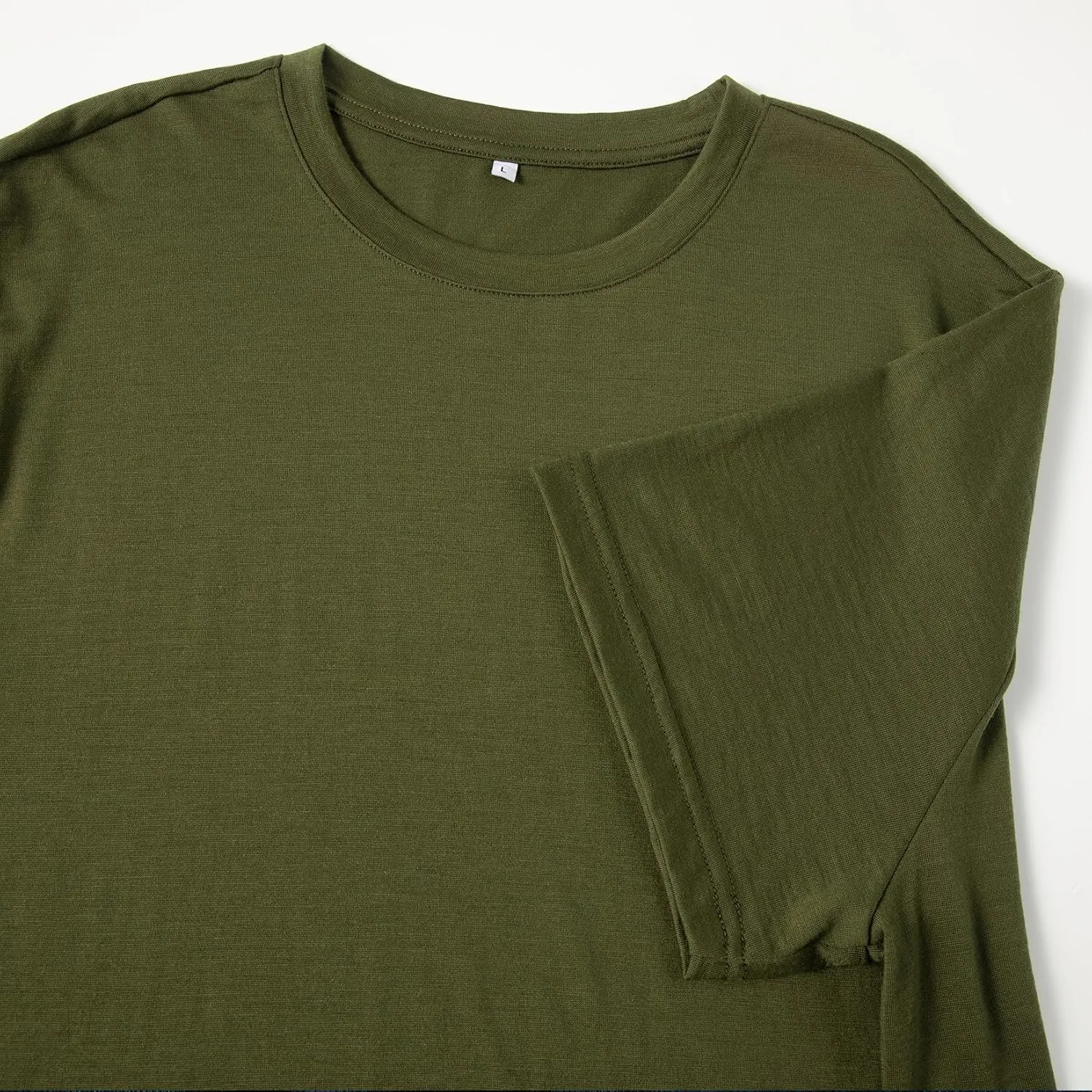 90S Thread Count 100% Merino Wool Lightweight Base Layer T-Shirt, Unisex Ultrafine 90S Thermal Breathable T-Shirt