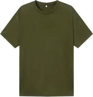 90S Thread Count 100% Merino Wool Lightweight Base Layer T-Shirt, Unisex Ultrafine 90S Thermal Breathable T-Shirt