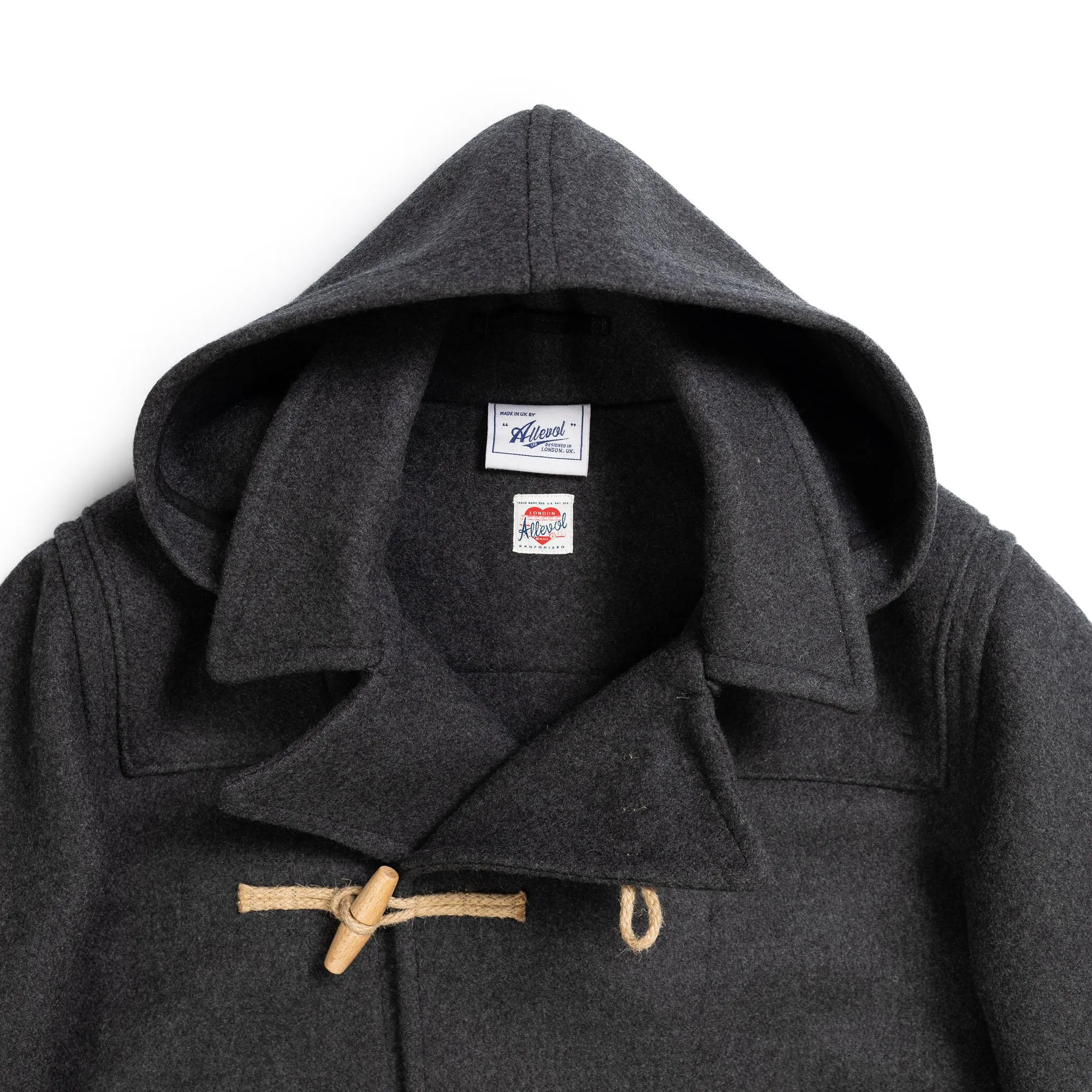 Allevol 'Pat' Duffle Coat Grey