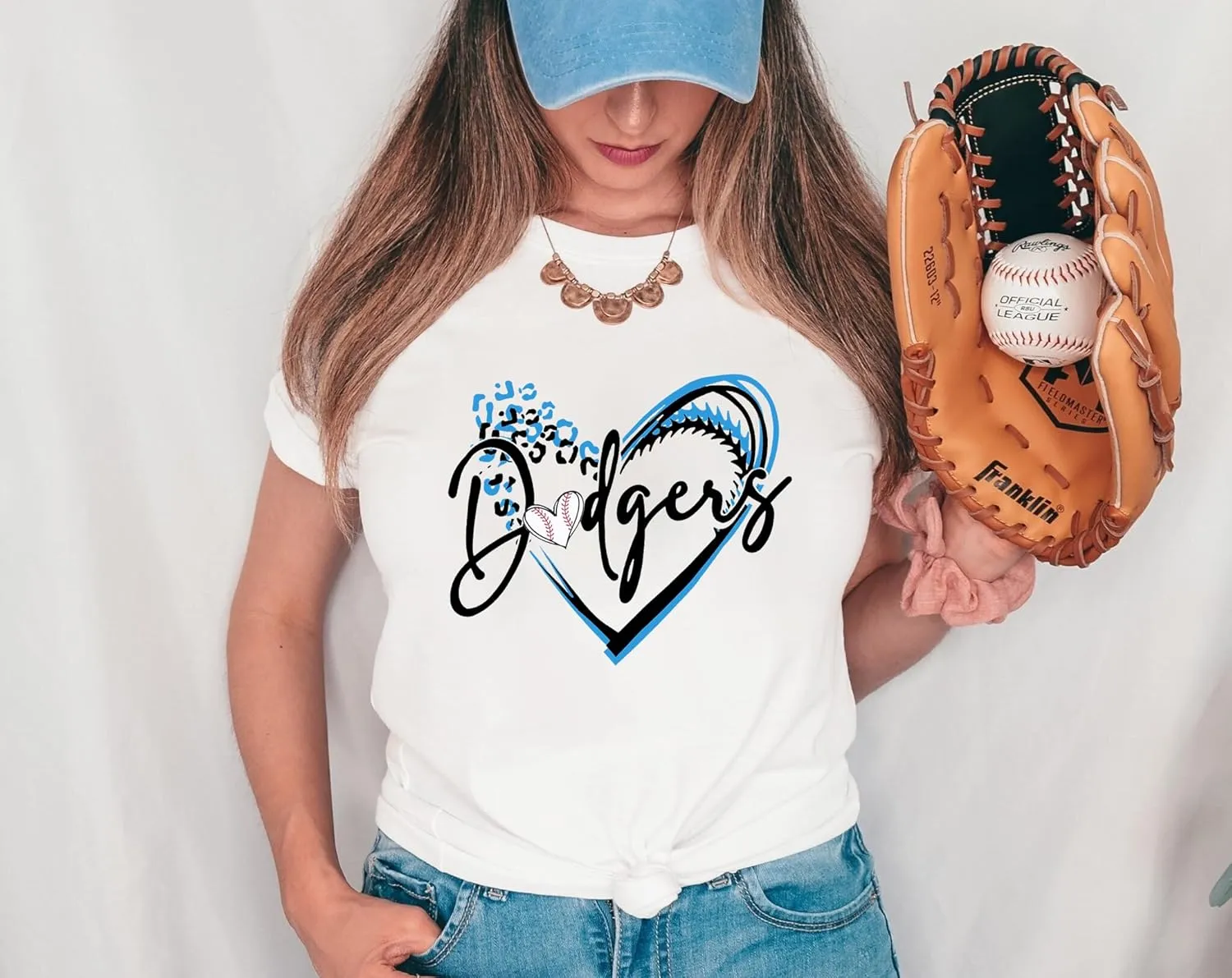 ALLTB Baseball Shirt for Women Baseball Mom Shirt Baseball Heart Graphic Tee Game Day Short Sleeve Tops