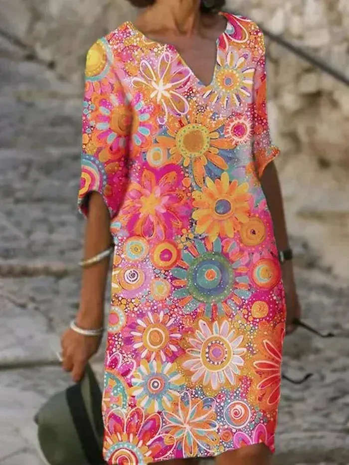 Anika | Vibrant Floral Dress