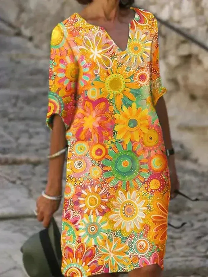 Anika | Vibrant Floral Dress