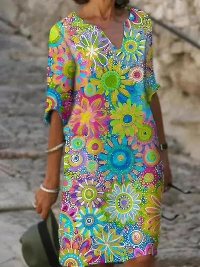 Anika | Vibrant Floral Dress