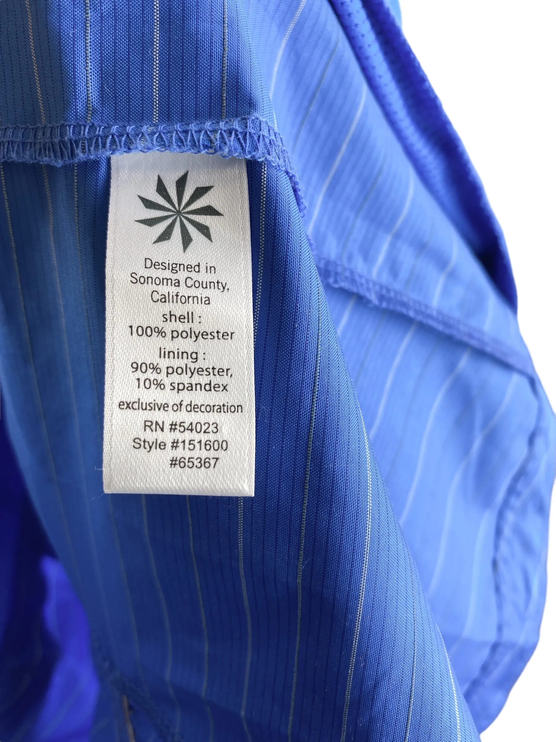 Athleta Women's Jammin Run Nylon Jacket Blue Silver Size M