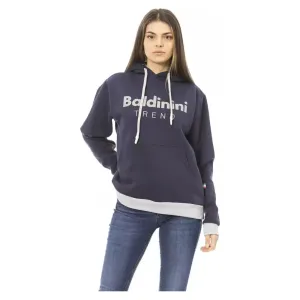 Baldinini Trend Blue Cotton Women Sweater
