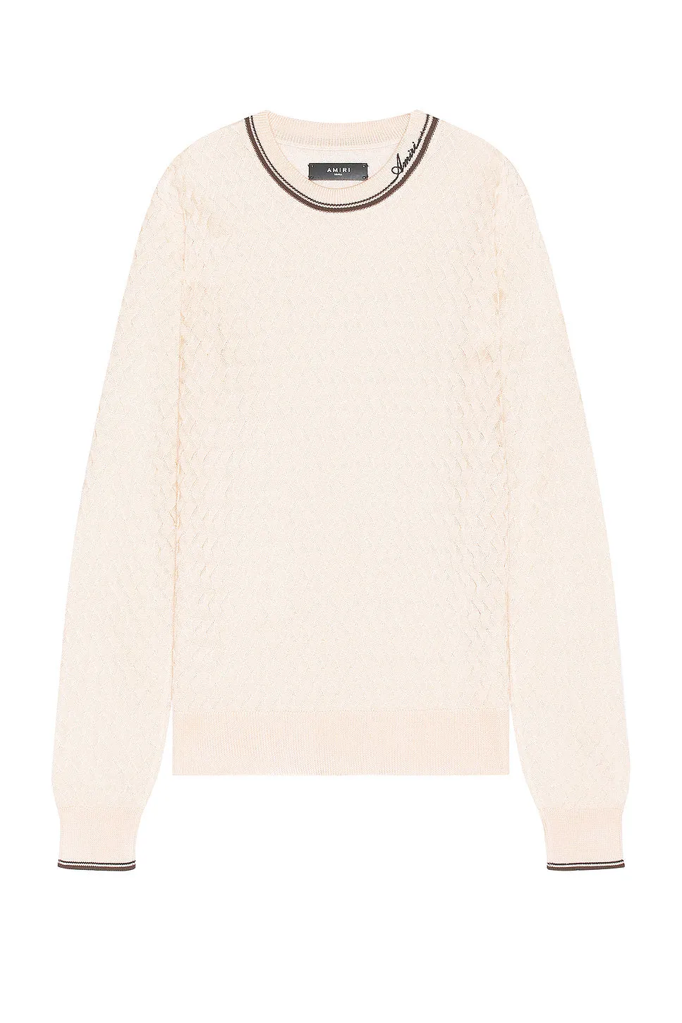 Basket Stitch Crew
