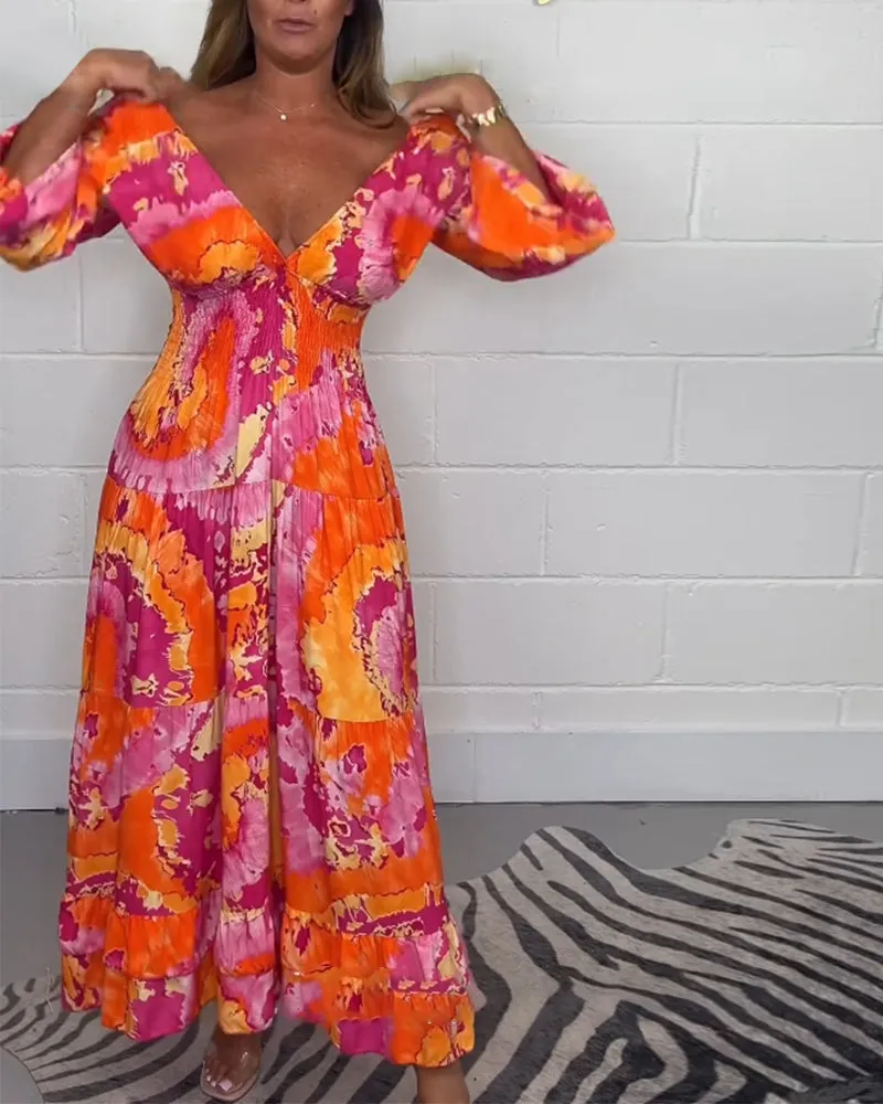 Beatrix | Vibrant Long Dress
