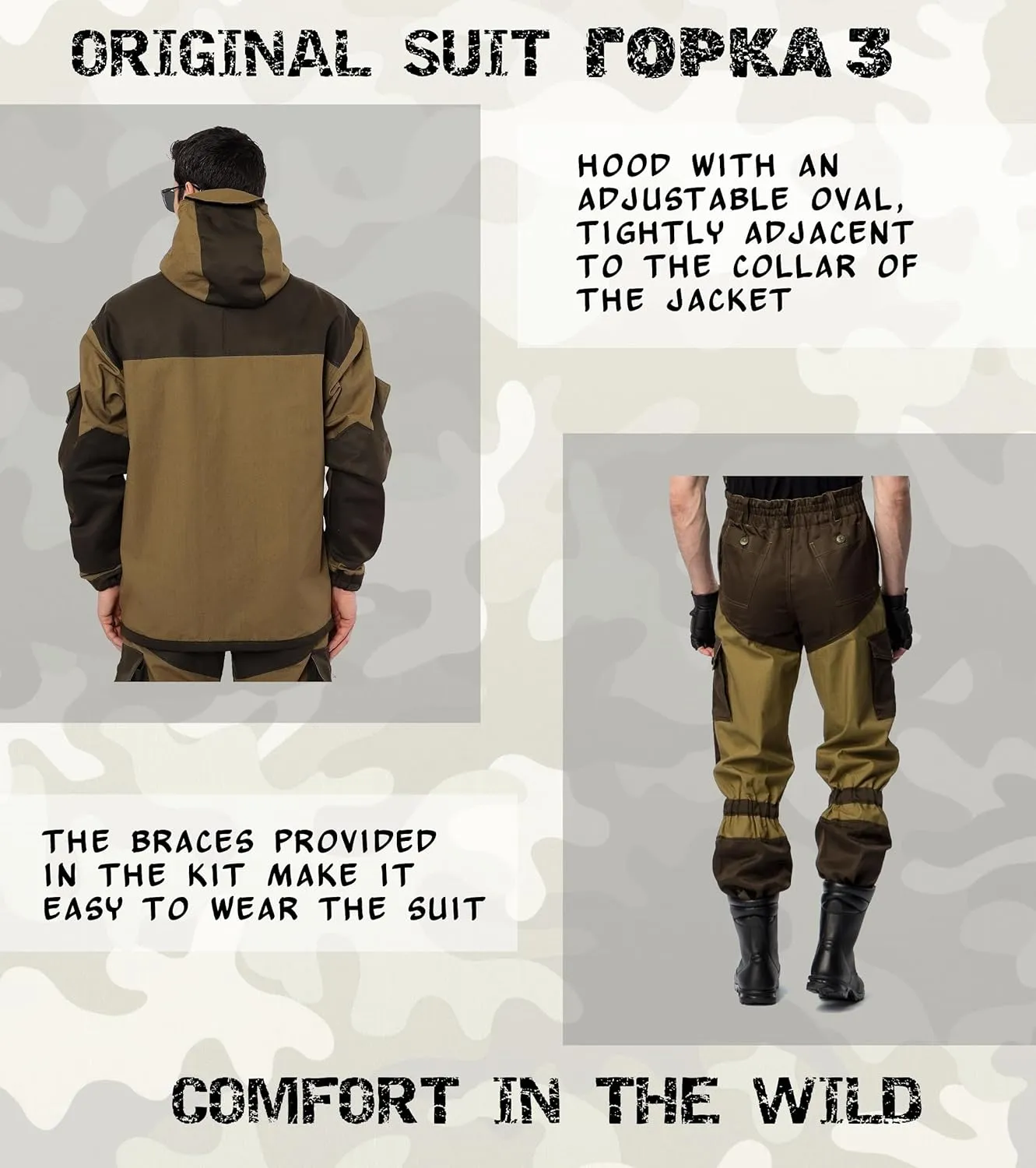 BELEON Russian Spetsnaz Tactical Military Uniform Suit - Jacket and Pants BDU Model 3