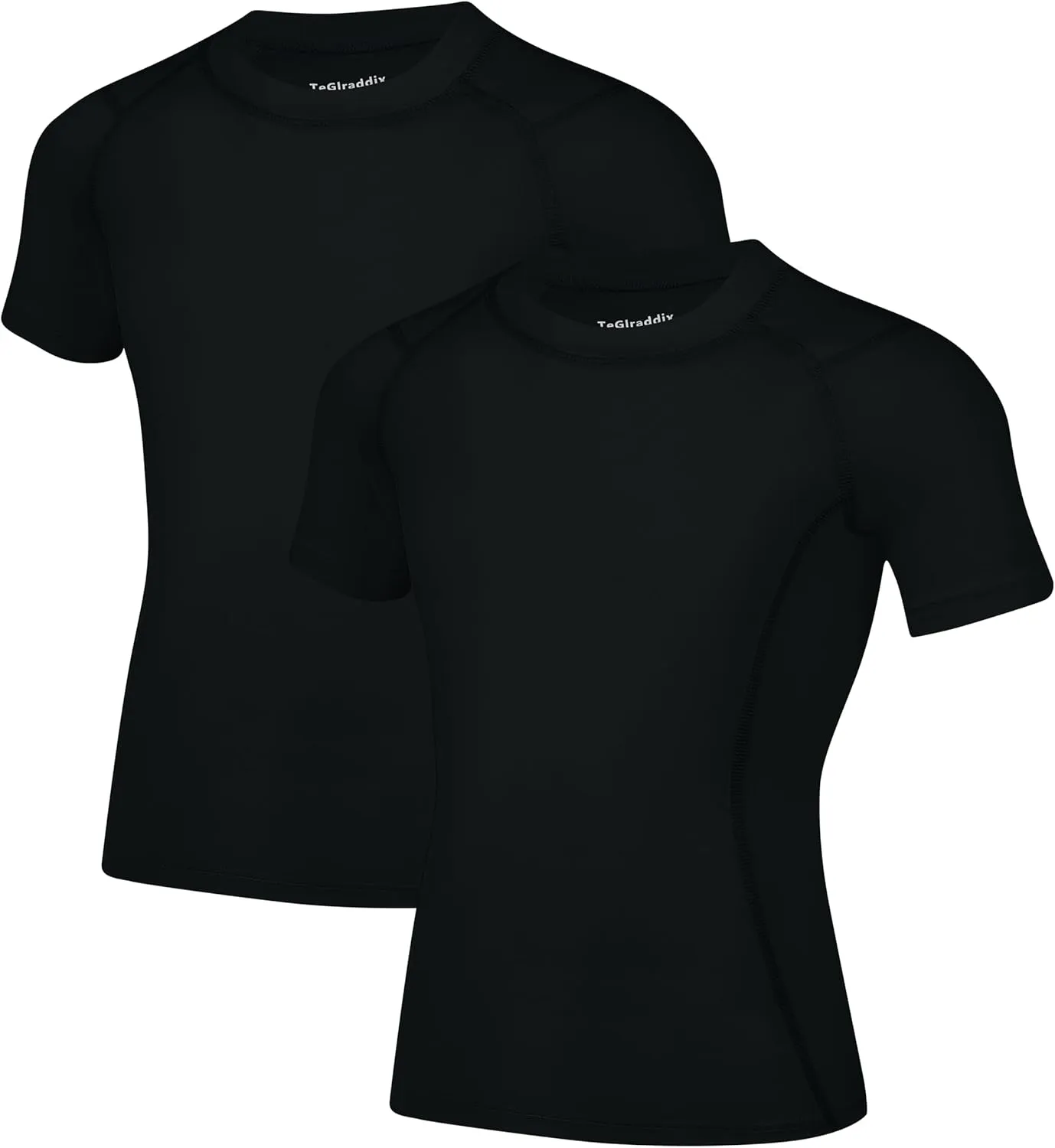 Boy Girls Compression Shirt Short Sleeve Youth Basketball Undershirt Kids Quick Dry Athletic Base Layer T-Shirt