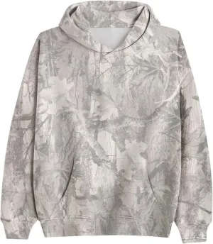 Camo Hoodie Womens 2024 Maple Leaf Print Oversized Hooded Sweatshirt Casual Long Sleeve Graphic Pullover Tops Shirt