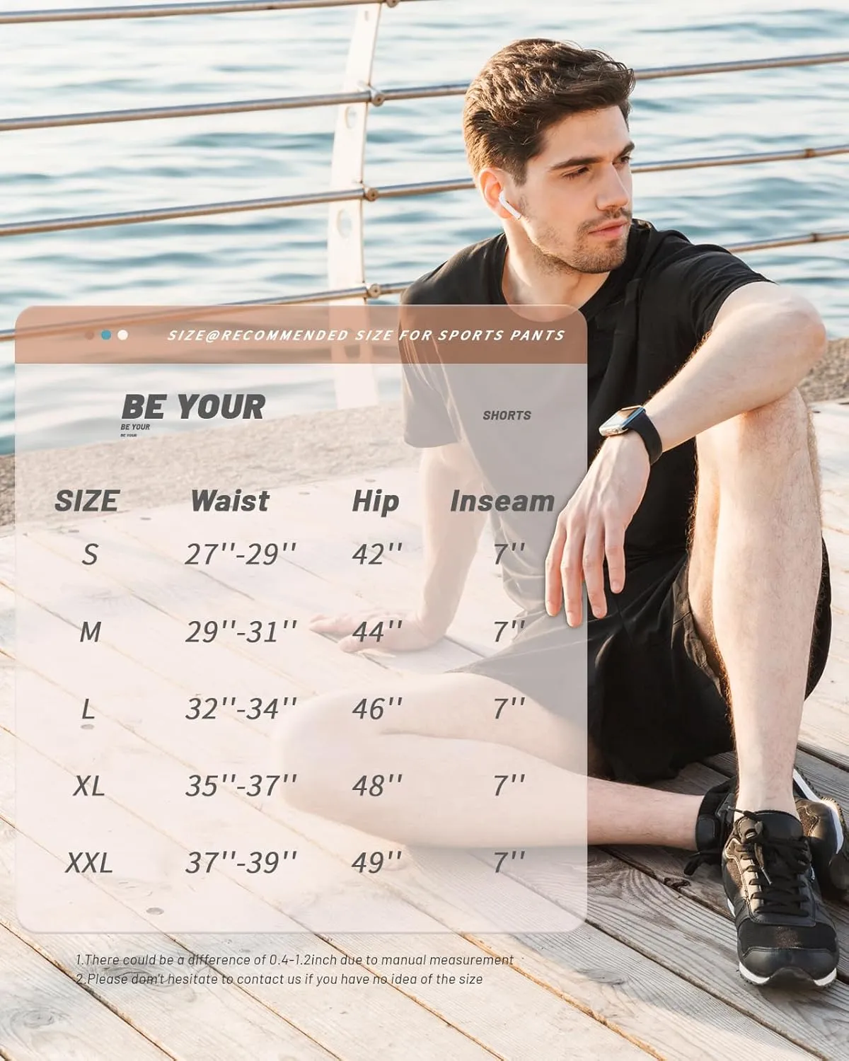 CANGHPGIN 2 Pack Men's Running Athletic Shorts 7'' Quick Dry Sports Gym Shorts with Pockets, Exercise Workout Shorts Men
