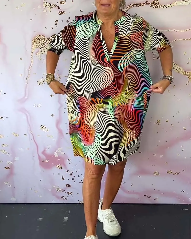 Catherine | Vibrant Printed Dress