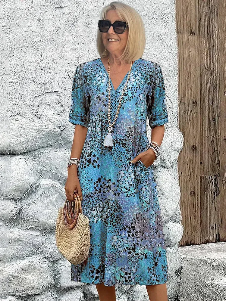 Charlotte | Vibrant Midi Dress