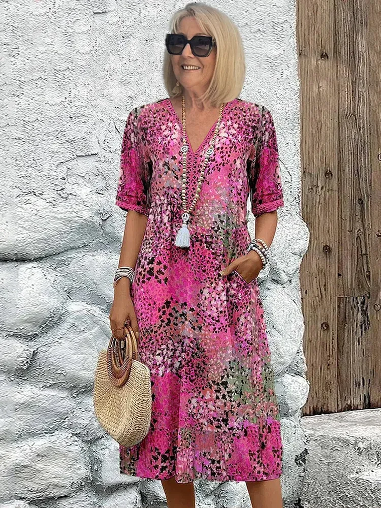 Charlotte | Vibrant Midi Dress