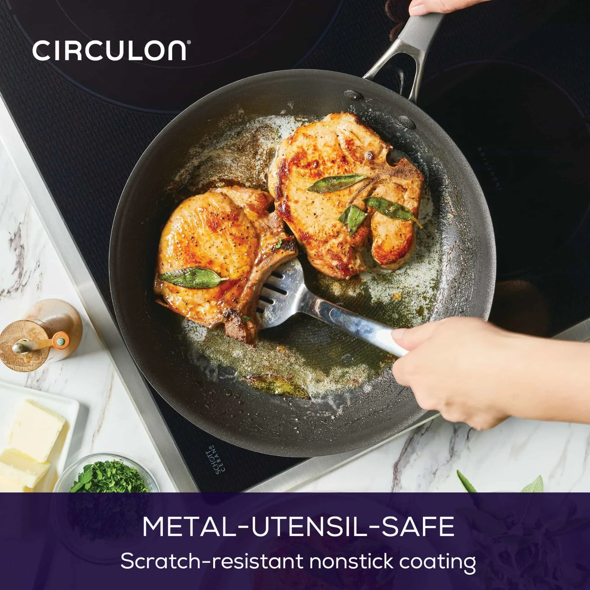 Circulon ScratchDefense A1 Nonstick 30.4cm Frypan