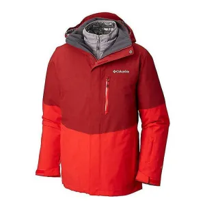 COLUMBIA Men's Wild Card Interchange Jacket - Mountain Red