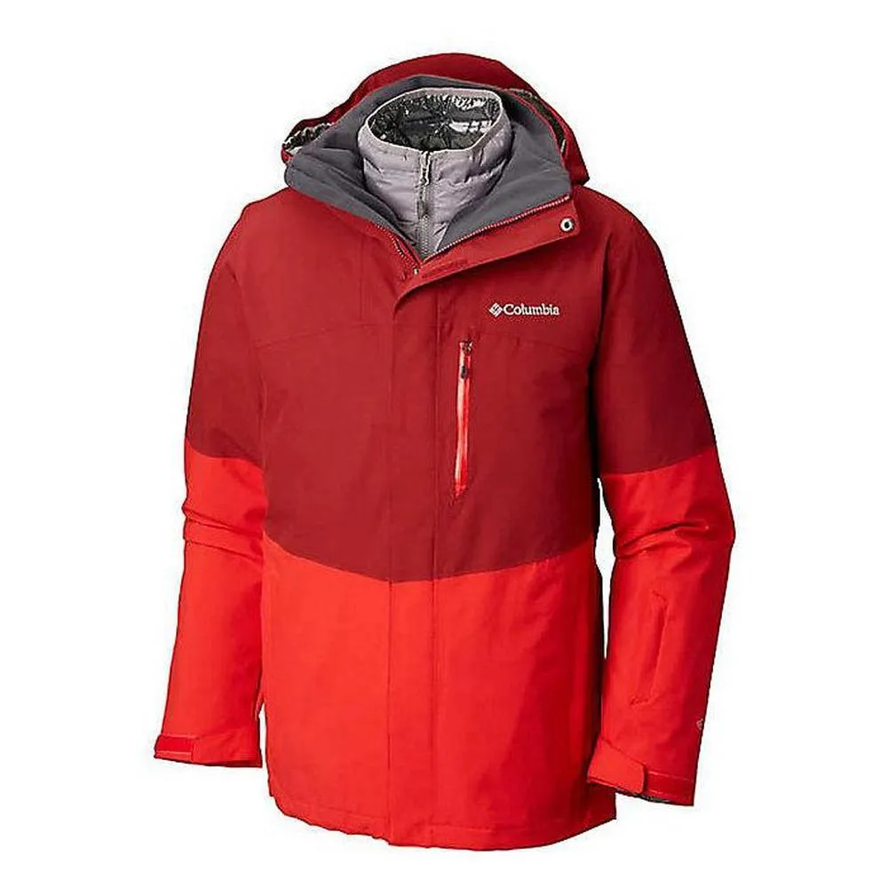 COLUMBIA Men's Wild Card Interchange Jacket - Mountain Red