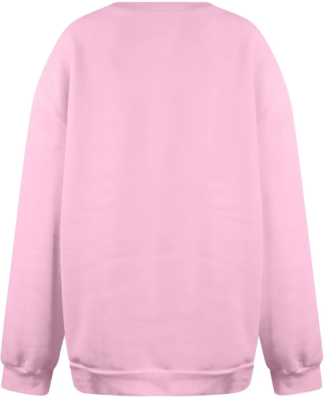 Crewneck Sweatshirts Women Fleece Sweatshirt No Hood Long Sleeve Shirt Hoodies Pullover Casual Loose Fitting Tops