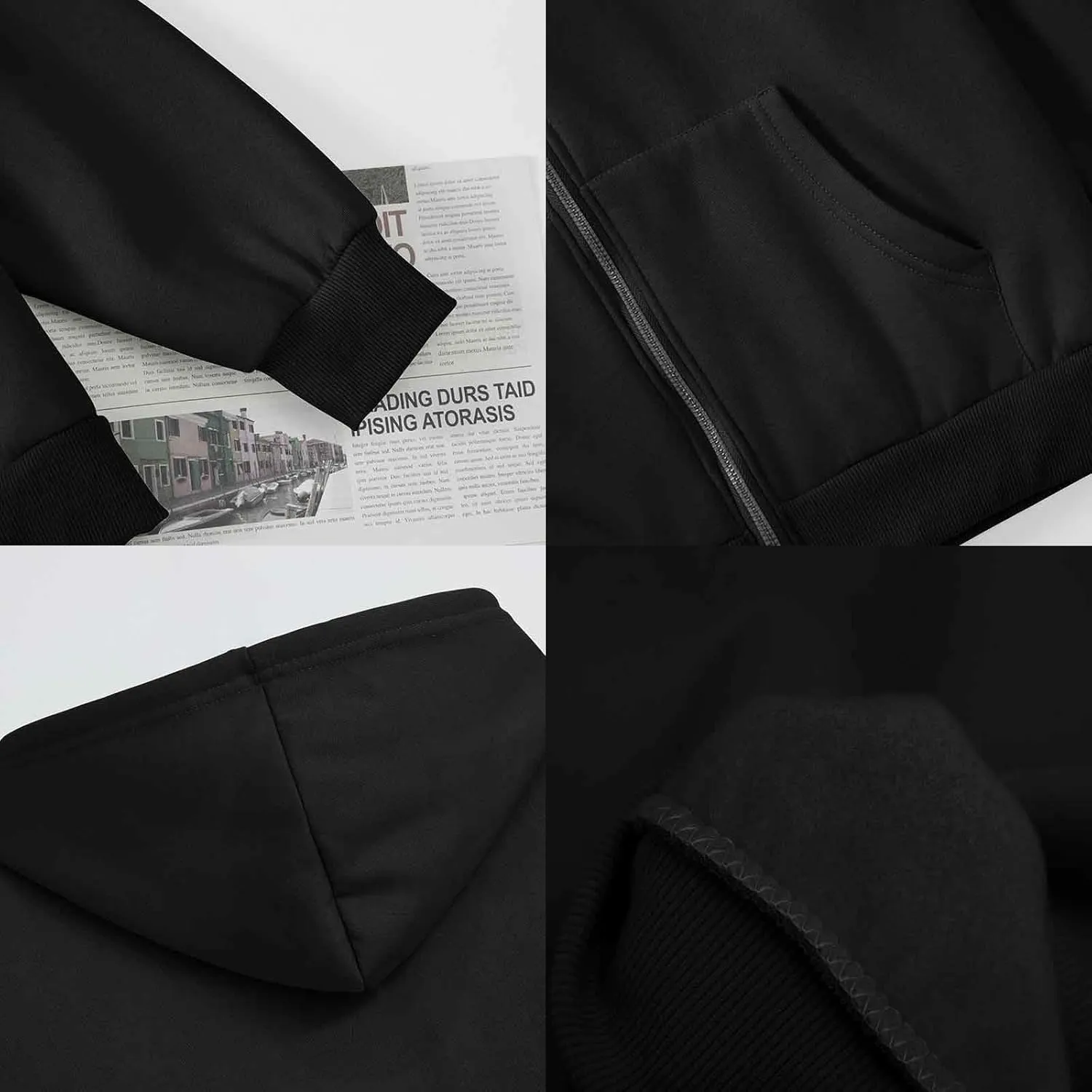 Cute Oversized Zip Up Hoodie for Teen Girls Kawaii Cartoon Cat Sweatshirt for Women Pockets Cotton Top Jackets Coat