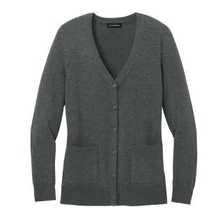 D2422  Ladies Easy Care Button-Up Cardigan Sweater