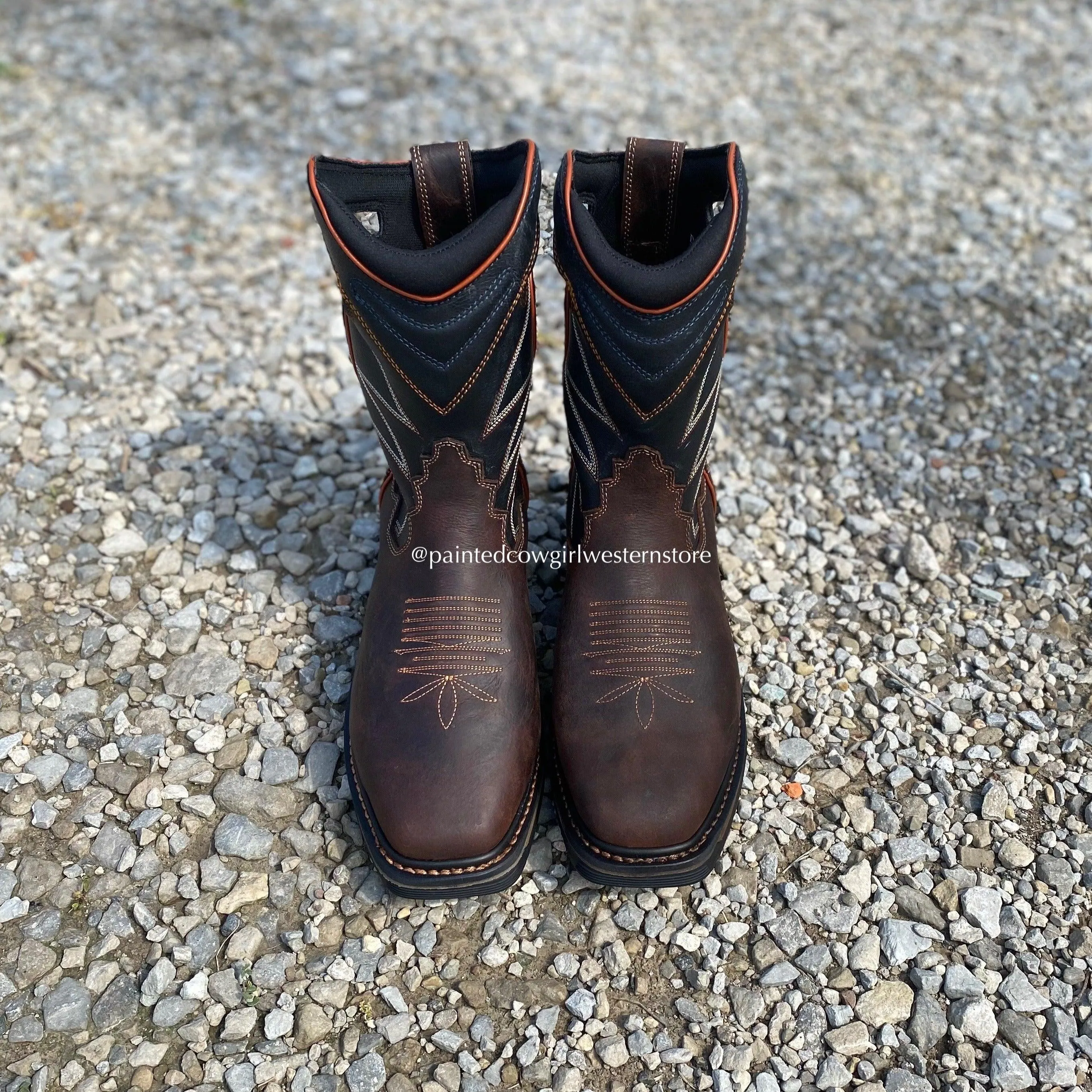 Dan Post Men's Thunderhead Waterproof Slip Resistant Work Cowboy Boots DP56421