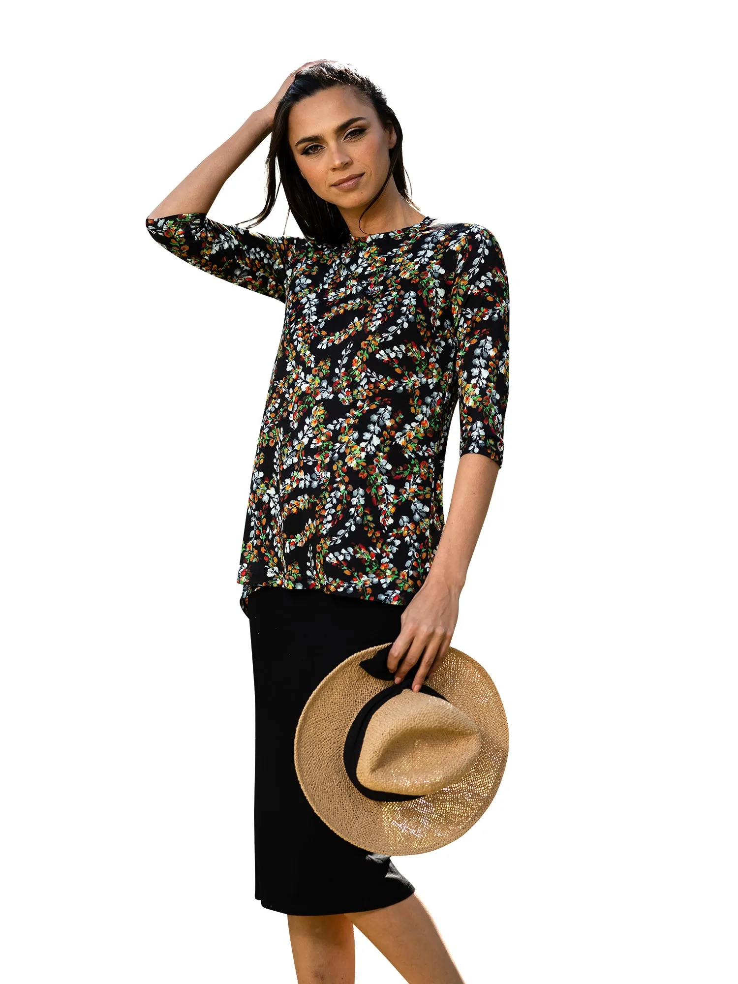 Daniella Faye Print Triangle Back Top