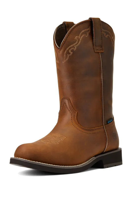 Delilah Round Toe Waterproof Western Boot