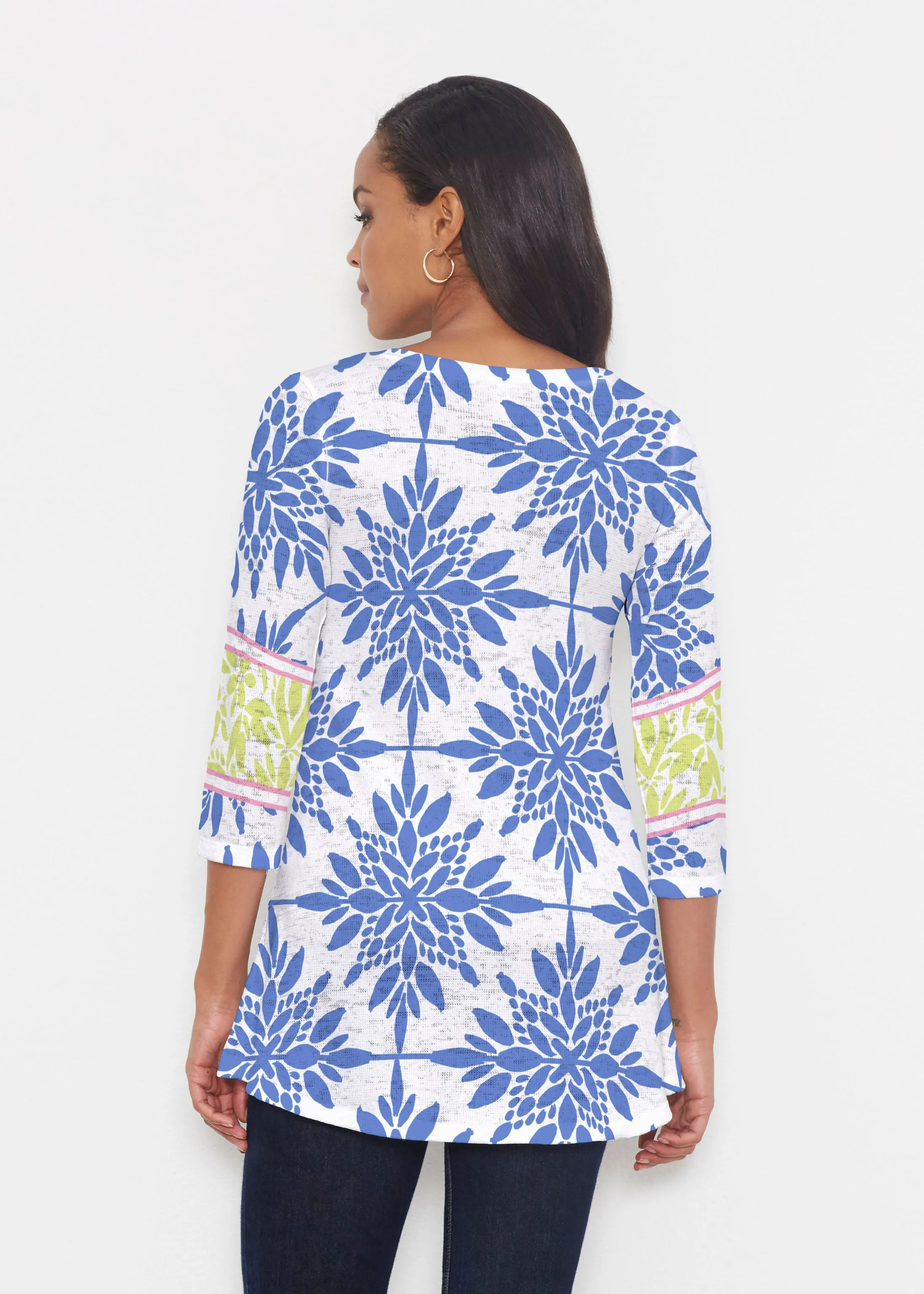 Eccentric (8043) ~ Katherine Hi-Lo Thermal Tunic