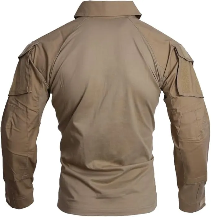 EMERSONGEAR Men's Tactical Shirt,Gen3 Airsoft Combat Army Paintball Quick Dry Long Sleeve BDU T-Shirt Top