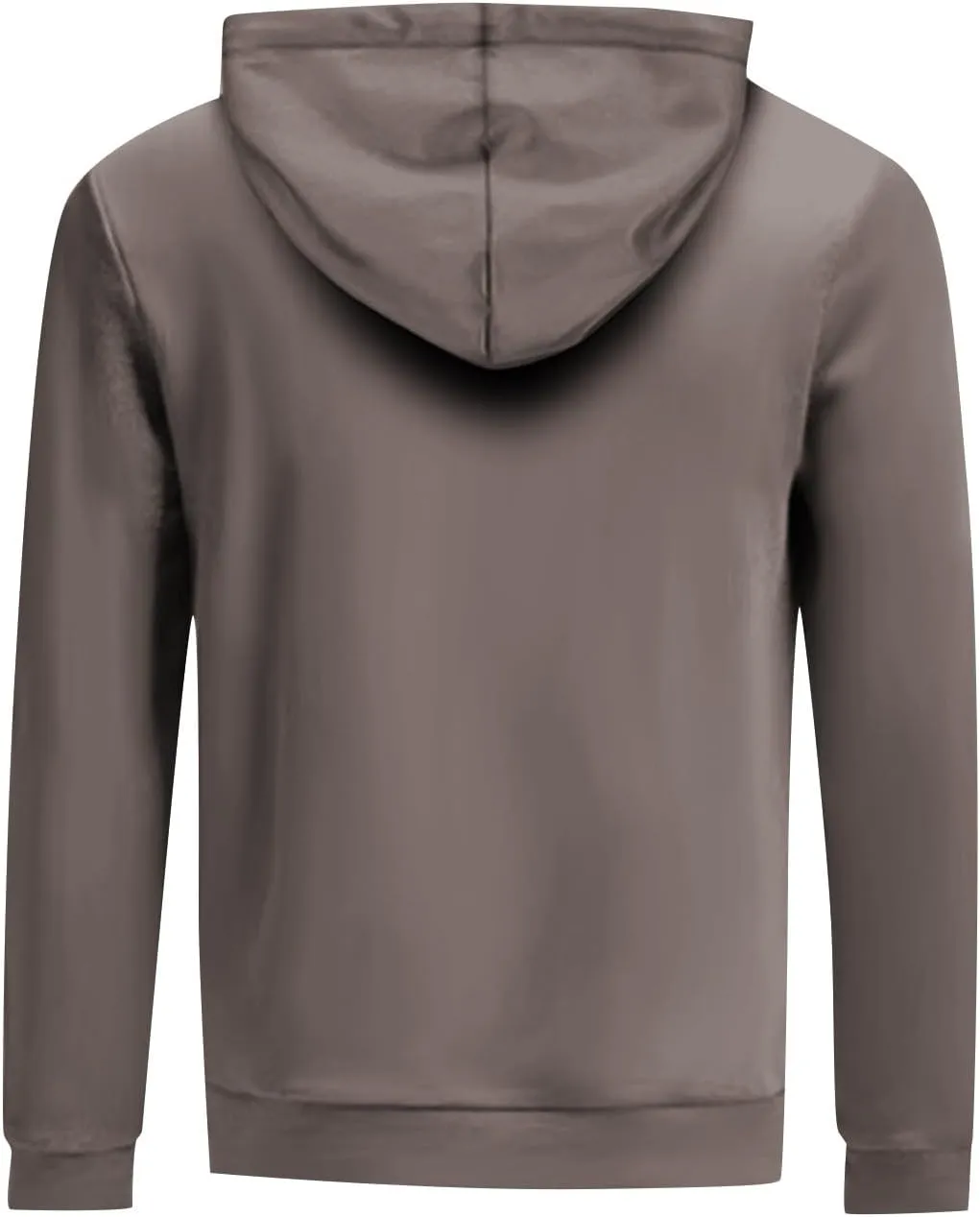 Fashion Hoodies for Men Plus Size Solid Long Sleeve Drawstring Pullover 2024 Fall Winter Hooded Sweatshirts