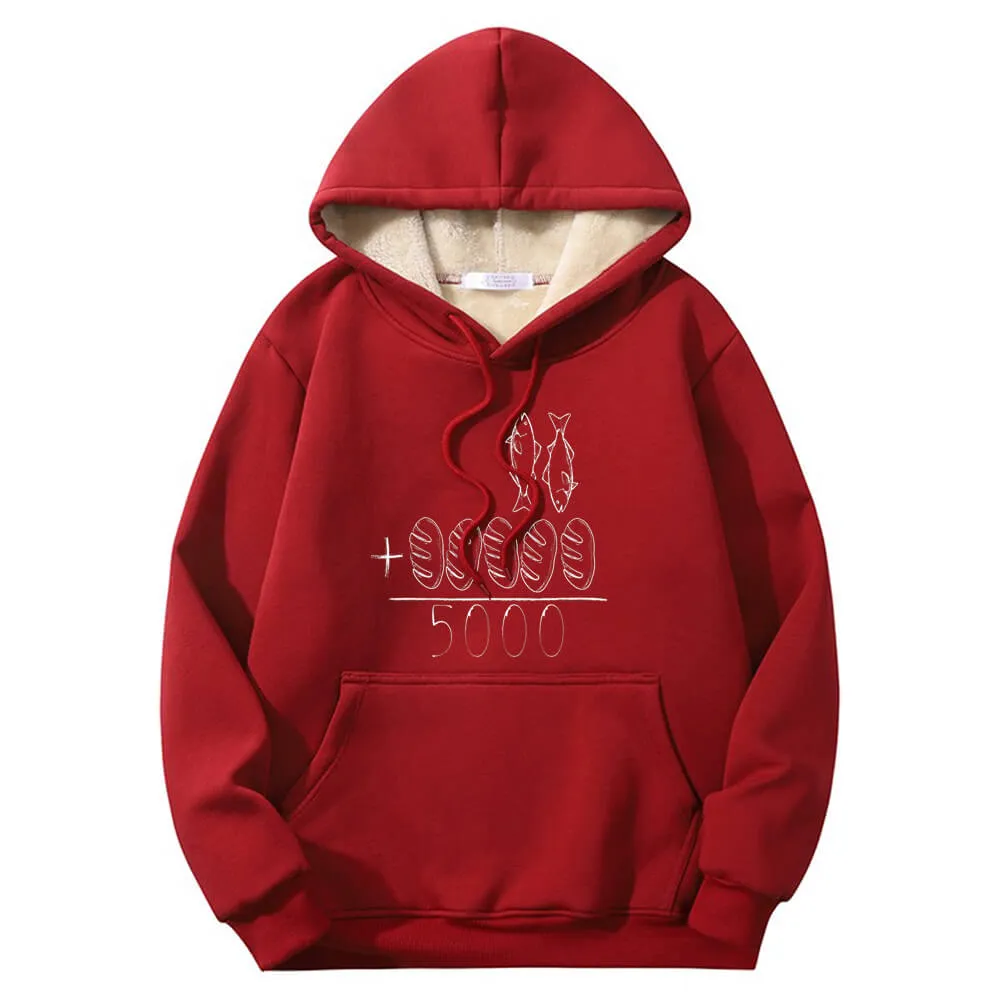 Fish Plus Bread Warm Fleece Sherpa Lined Hoodie
