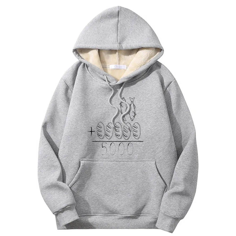 Fish Plus Bread Warm Fleece Sherpa Lined Hoodie