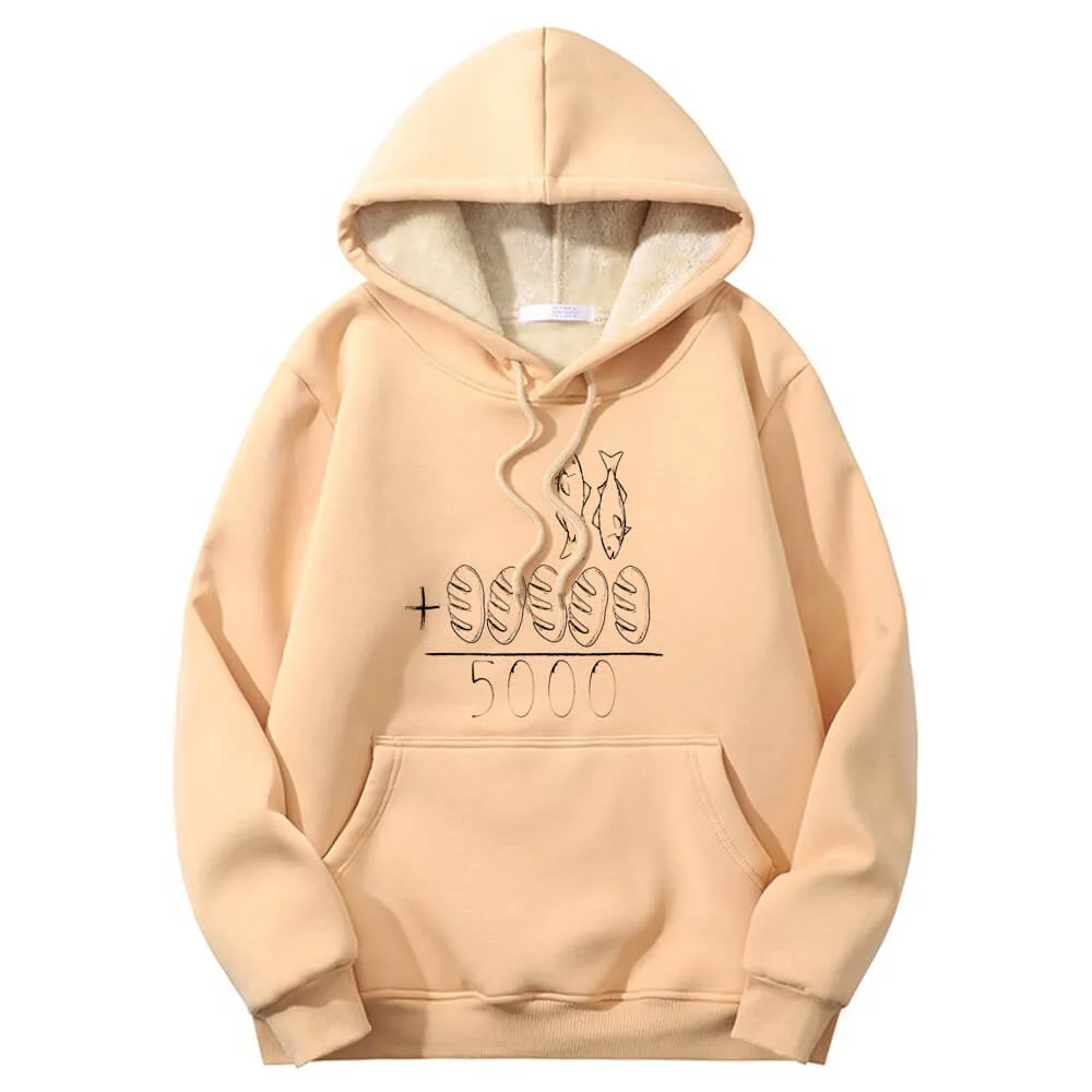 Fish Plus Bread Warm Fleece Sherpa Lined Hoodie
