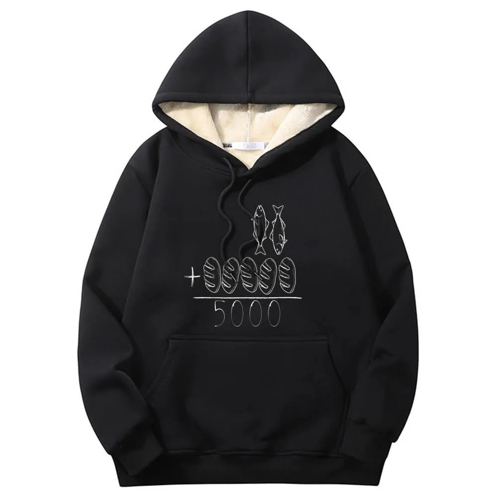 Fish Plus Bread Warm Fleece Sherpa Lined Hoodie