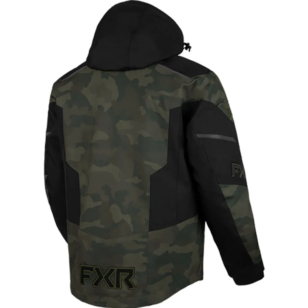 FXR Helium X 2-in-1 Snowmobile Jacket Army Camo Green