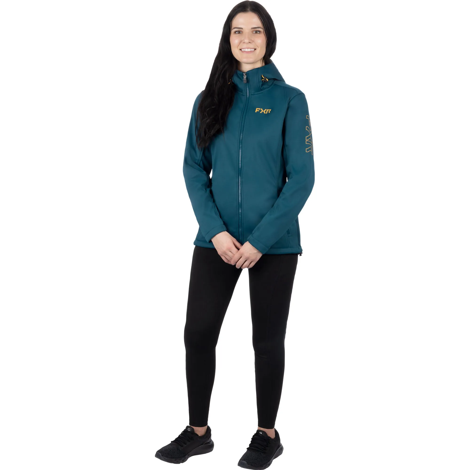 FXR Pulse Softshell Jacket Dark Steel/Sundial Blue
