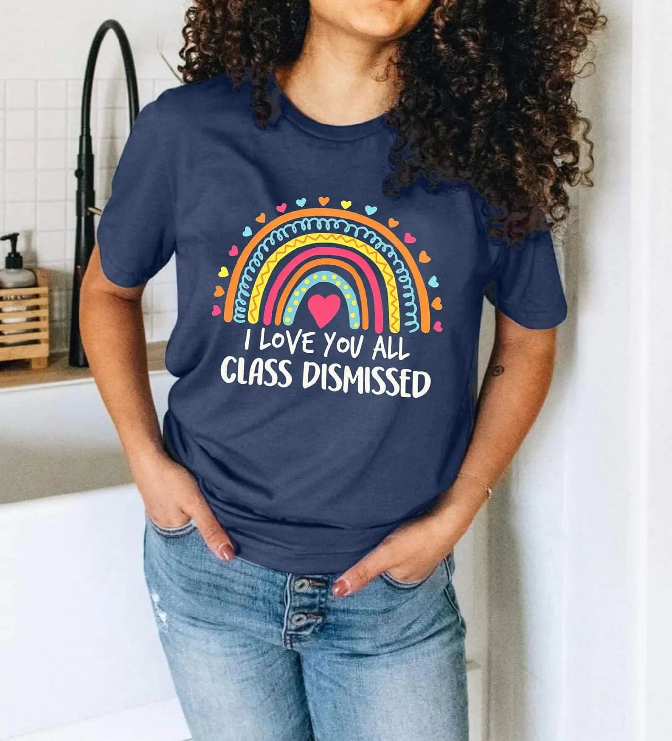 FYAPHION Last Day of School Teacher Shirt Womens Schools Out for Summer T-Shirt Teacher Appreciation Gift