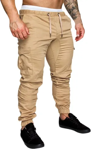 GIERIDUC Straight Leg Cargo Pants for Mens Gymnastics Equipment for Men Workout Clothes for Men Gym Men's Cotton Sweatpants