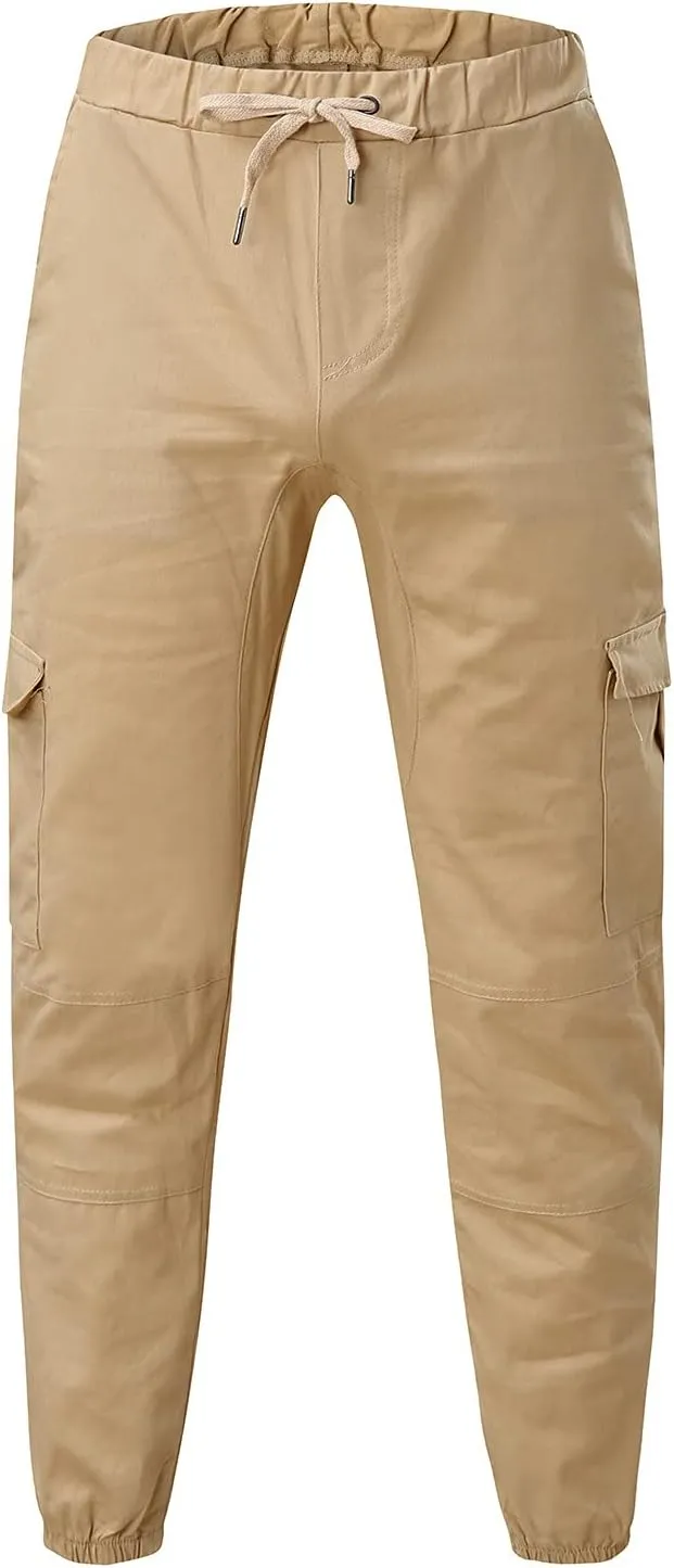 GIERIDUC Straight Leg Cargo Pants for Mens Gymnastics Equipment for Men Workout Clothes for Men Gym Men's Cotton Sweatpants
