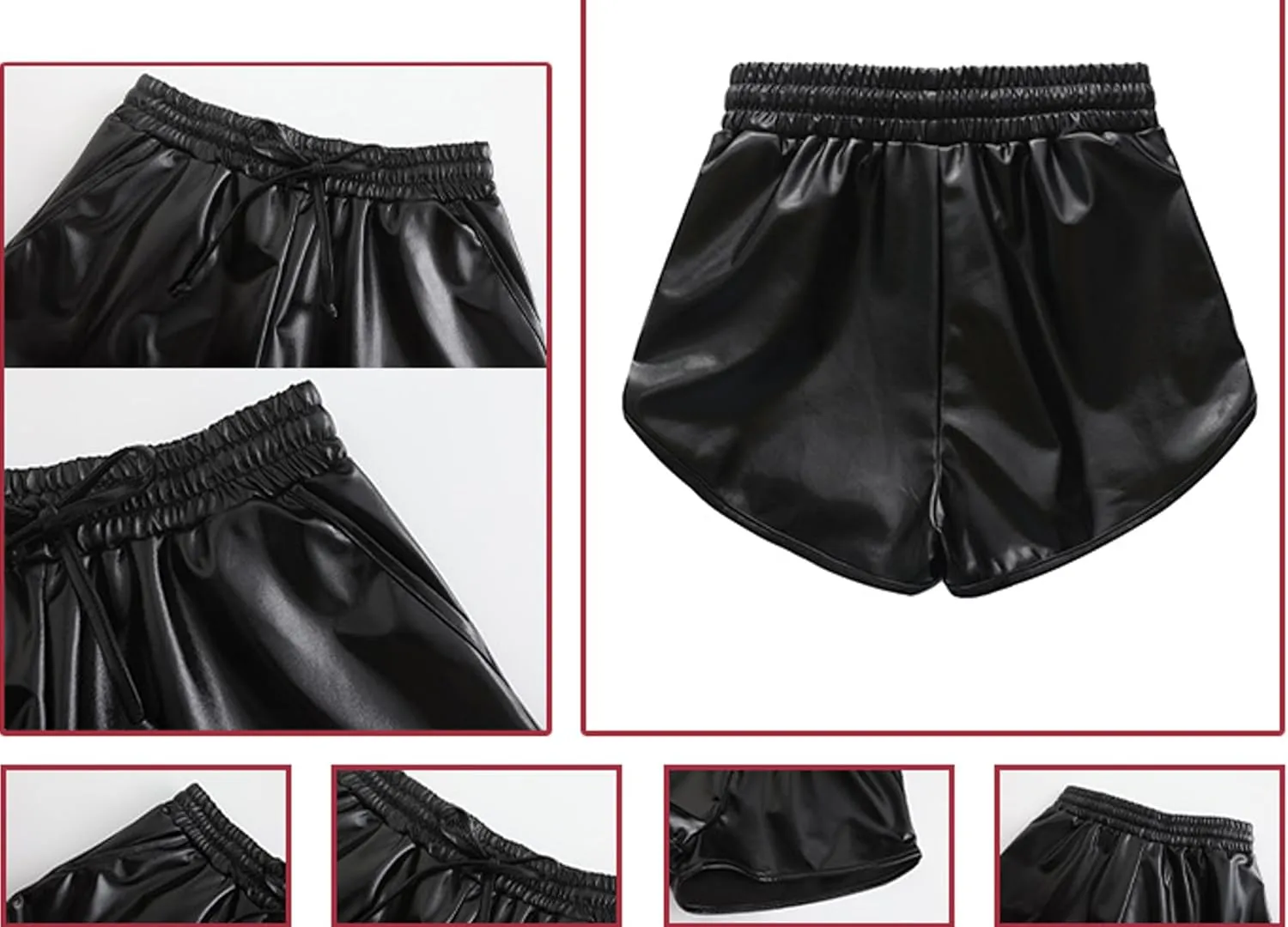 Girls' Metallic Shorts Shiny Hotpants Colourful Sparkly Dance Shorts for 4-13 Years
