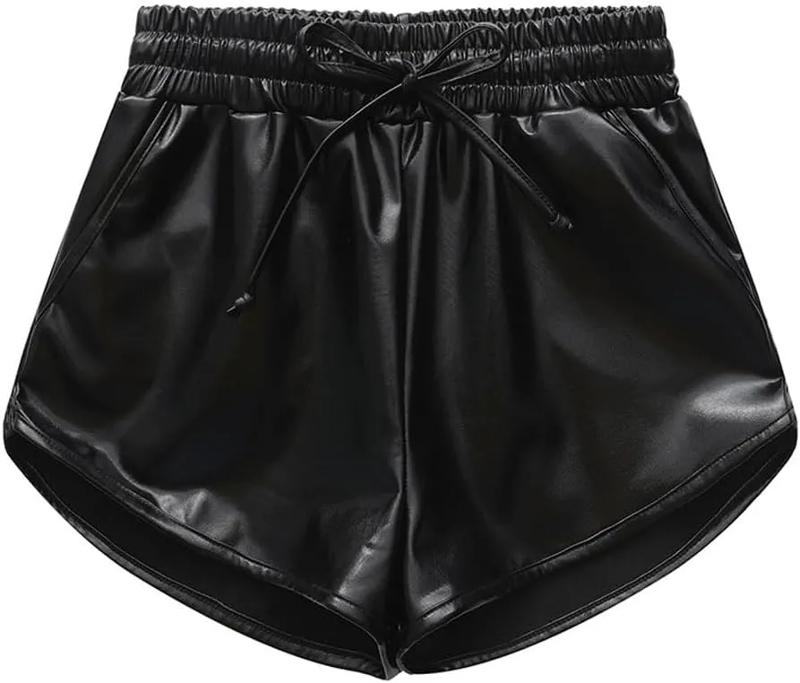 Girls' Metallic Shorts Shiny Hotpants Colourful Sparkly Dance Shorts for 4-13 Years