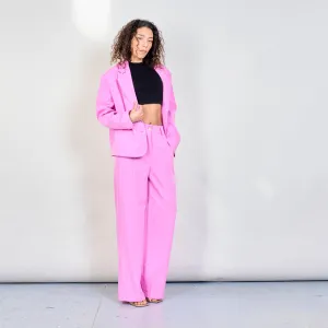 Glitter-embellished cropped blazer wholesale