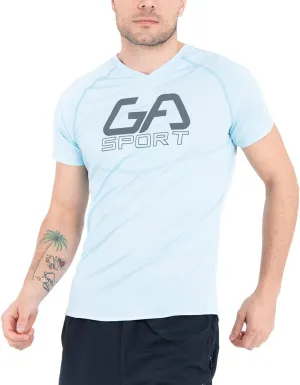 Gym Aesthetics Men's Athletic Sport Shirt - Men Short Sleeve Quick Dry Running Training Gym Exercise Fitness T-Shirt