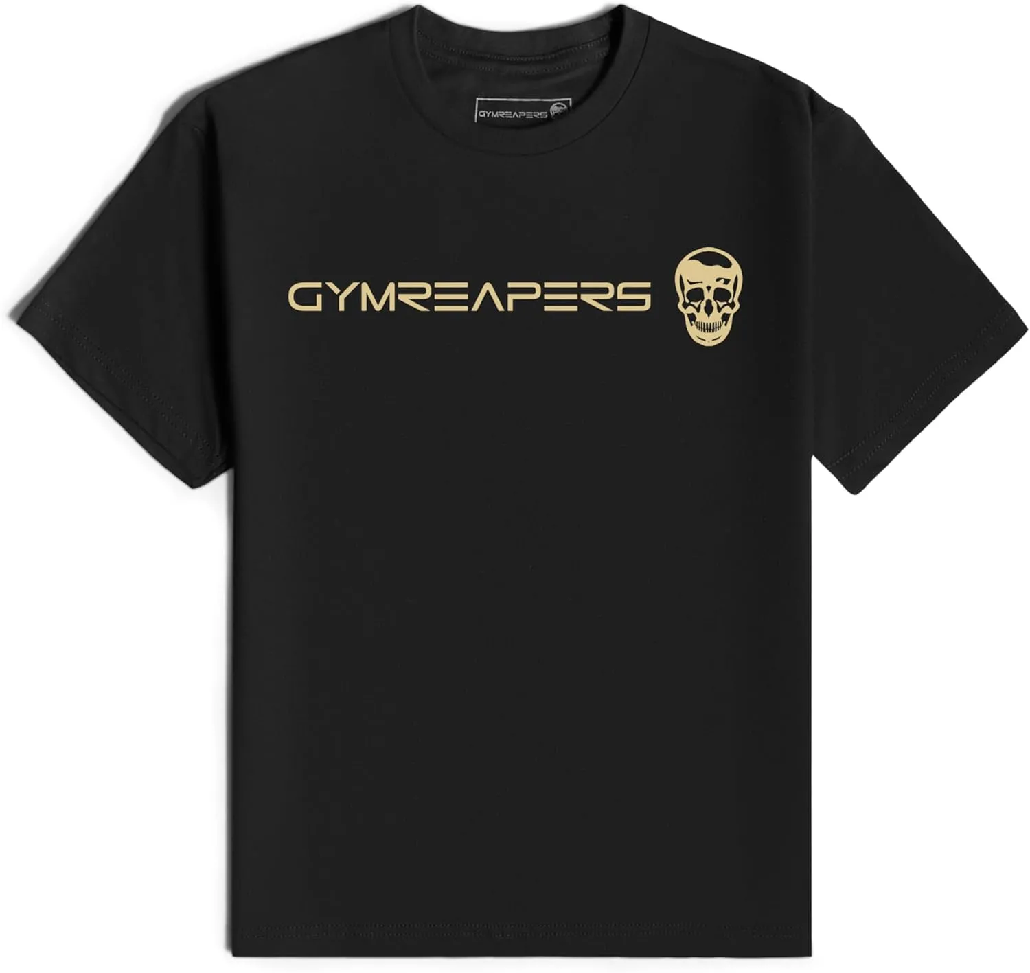 Gymreapers Workout Short Sleeve Shirt Workout T-Shirt for Men Crew Neck Shirts Casual Gym Cotton Everyday Tee