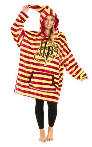 Harry Potter Women's Hoodies, Red Oversized Blanket Hoodie Harry Potter