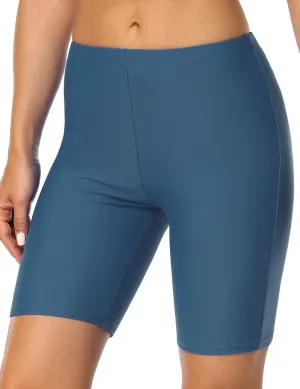 Hilor Women's Active Swim Shorts Sports UPF50  Swim Board Shorts Modest Swimsuit Bottoms