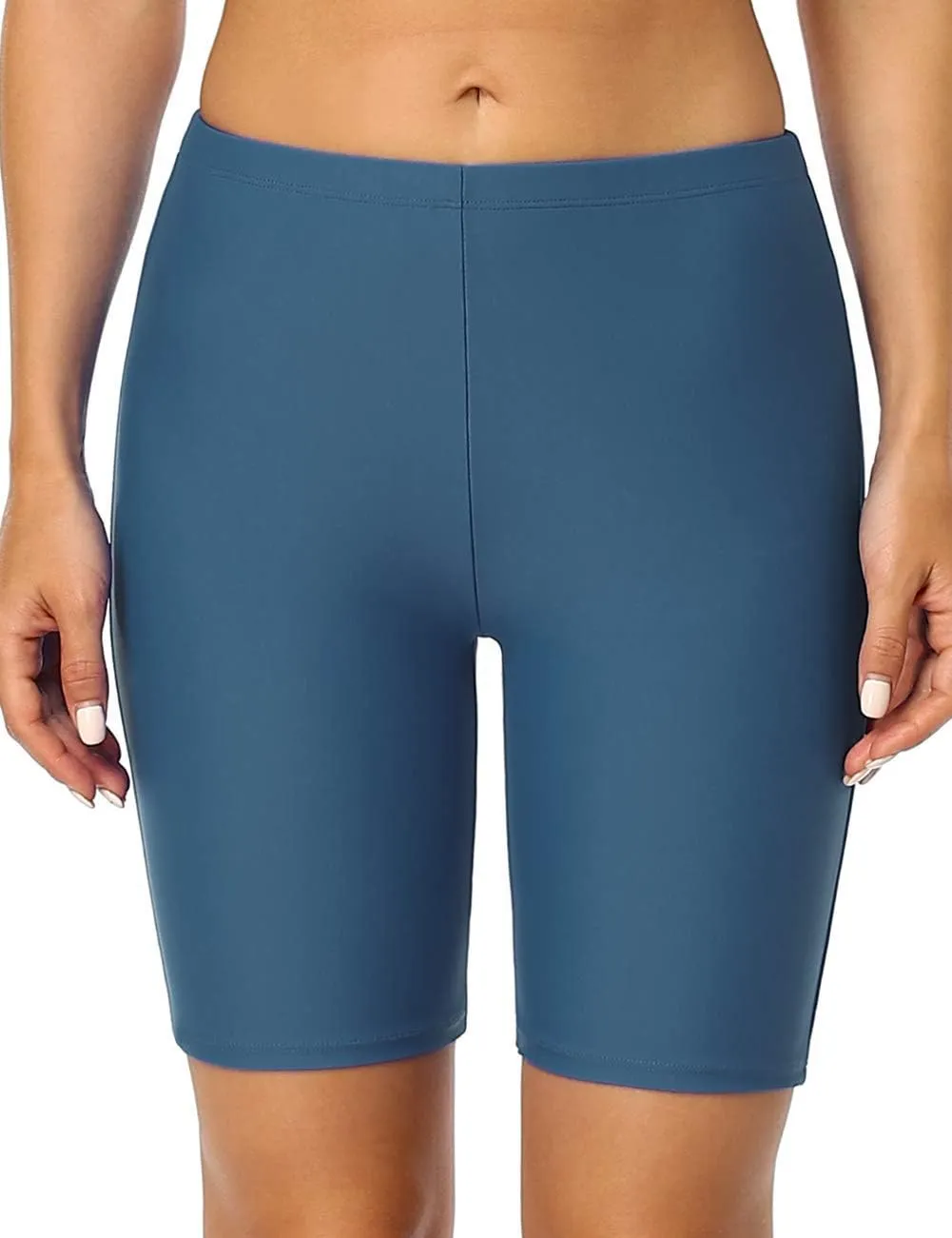 Hilor Women's Active Swim Shorts Sports UPF50  Swim Board Shorts Modest Swimsuit Bottoms