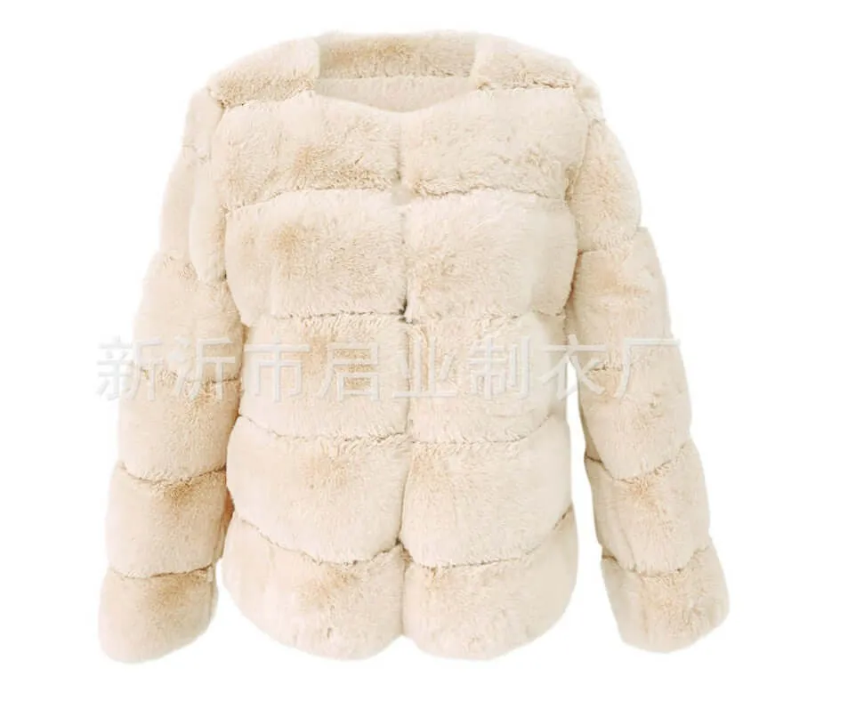 Imitation Fox Fur Coat
